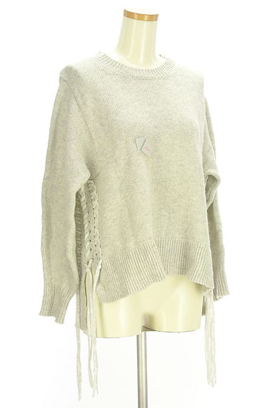 MAYSON GREY（メイソングレイ）の古着「サイドレースアップニット（セーター）」大画像４へ