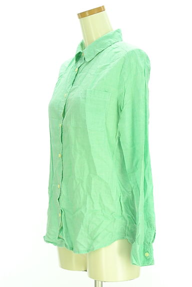 MAYSON GREY（メイソングレイ）の古着「ラウンドヘムカラーシャツ（カジュアルシャツ）」大画像３へ