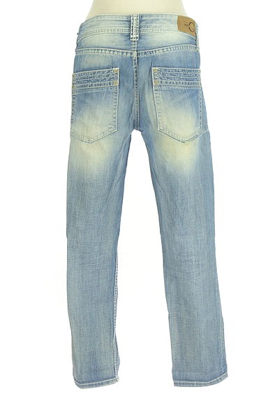 MAYSON GREY（メイソングレイ）の古着「ウオッシュド加工テーパードデニムパンツ（デニムパンツ）」大画像２へ