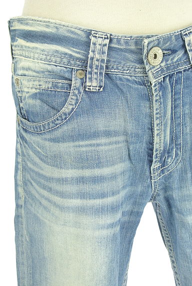 MAYSON GREY（メイソングレイ）の古着「ウオッシュド加工テーパードデニムパンツ（デニムパンツ）」大画像４へ