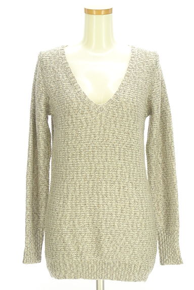 MAYSON GREY（メイソングレイ）の古着「深Vネックラメニット（ニット）」大画像１へ