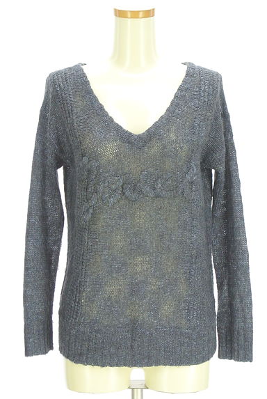 MAYSON GREY（メイソングレイ）の古着「モヘヤ混ローゲージニット（ニット）」大画像１へ