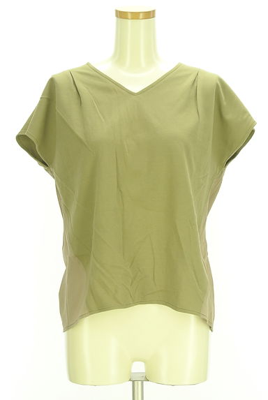 MAYSON GREY（メイソングレイ）の古着「異素材切替フレンチスリーブカットソー（カットソー・プルオーバー）」大画像１へ