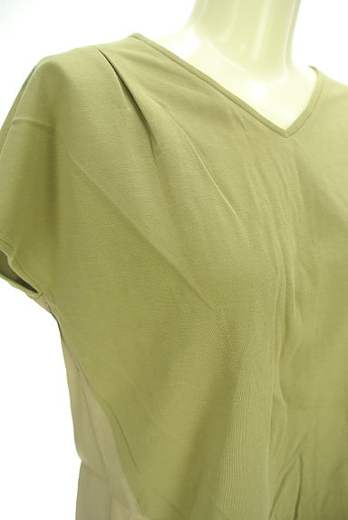 MAYSON GREY（メイソングレイ）の古着「異素材切替フレンチスリーブカットソー（カットソー・プルオーバー）」大画像４へ