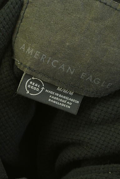 クリックで大画像表示 AMERICAN EAGLE(アメリカンイーグル)の古着「フード付きデニムジャケット(ブルゾン・スタジャン)」大画像6へ