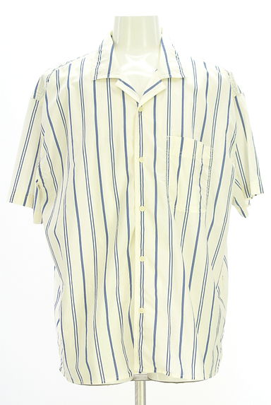 AMERICAN EAGLE（アメリカンイーグル）の古着「ストライプオープンカラーシャツ（カジュアルシャツ）」大画像１へ