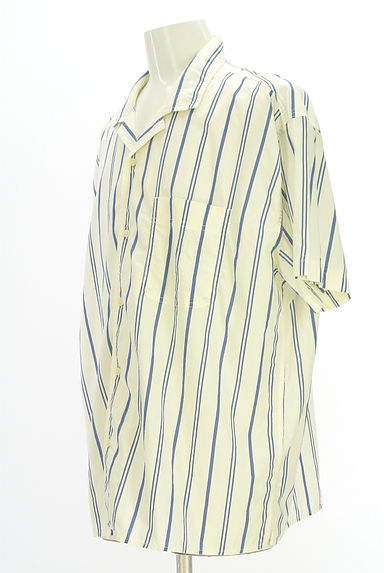 AMERICAN EAGLE（アメリカンイーグル）の古着「ストライプオープンカラーシャツ（カジュアルシャツ）」大画像３へ