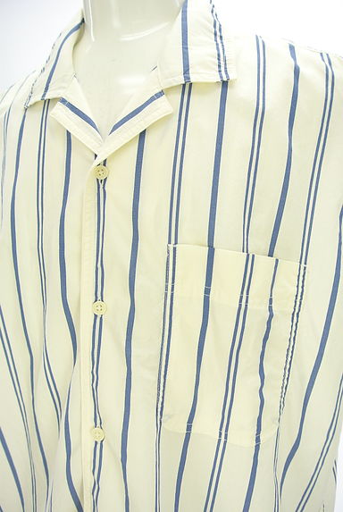 AMERICAN EAGLE（アメリカンイーグル）の古着「ストライプオープンカラーシャツ（カジュアルシャツ）」大画像４へ