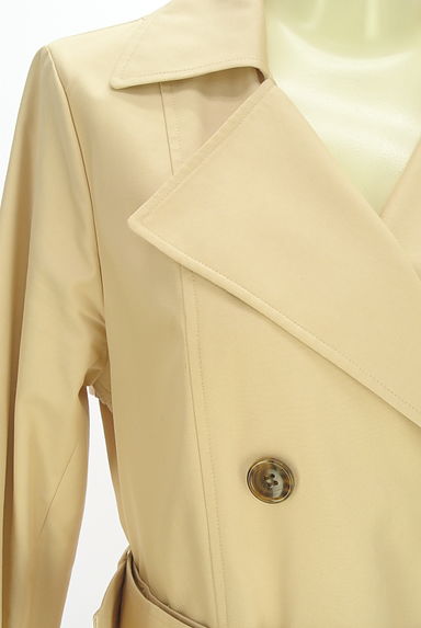 クリックで大画像表示 PROPORTION BODY DRESSING(プロポーションボディドレッシング)の古着「ベルト付きロングトレンチコート(トレンチコート)」大画像4へ