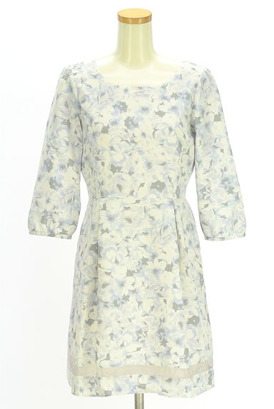 MISCH MASCH（ミッシュマッシュ）の古着「七分袖花柄膝上ワンピース（ワンピース・チュニック）」大画像１へ