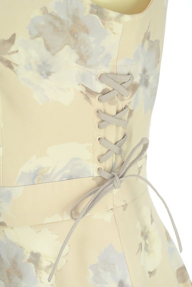 クリックで大画像表示 MISCH MASCH(ミッシュマッシュ)の古着「サイドレースアップ膝上花柄ワンピース(ワンピース・チュニック)」大画像5へ