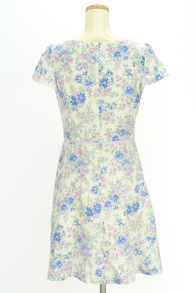 クリックで大画像表示 LAISSE PASSE(レッセパッセ)の古着「花柄膝丈フレアワンピース(ワンピース・チュニック)」大画像2へ