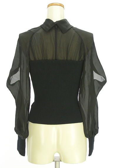 Snidel（スナイデル）の古着「オープンショルダーシアートップス（ニット）」大画像２へ