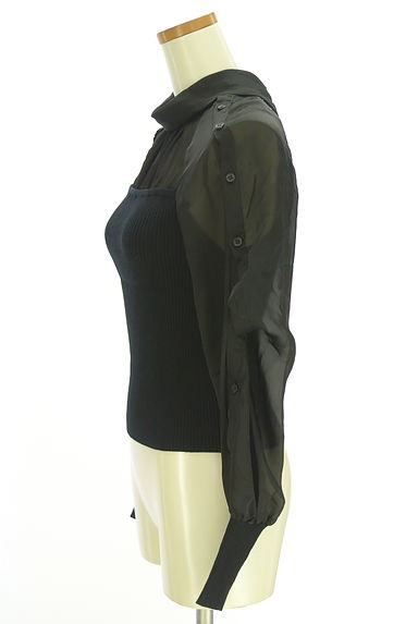 Snidel（スナイデル）の古着「オープンショルダーシアートップス（ニット）」大画像３へ