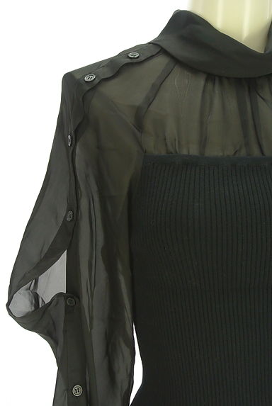 Snidel（スナイデル）の古着「オープンショルダーシアートップス（ニット）」大画像４へ