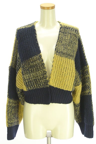 クリックで大画像表示 KBF(ケービーエフ)の古着「ドロップショルダーショートカーディガン(カーディガン・ボレロ)」大画像1へ