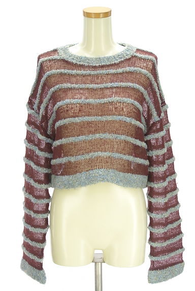 KBF（ケービーエフ）の古着「ローゲージボーダーニット（ニット）」大画像１へ