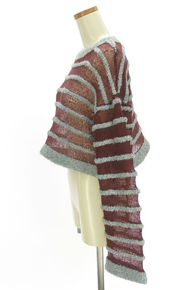 KBF（ケービーエフ）の古着「ローゲージボーダーニット（ニット）」大画像３へ