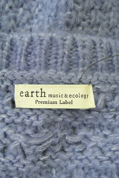 earth music&ecology（アースミュージック＆エコロジー）の古着「ラグランショートニットカーディガン（カーディガン・ボレロ）」大画像６へ