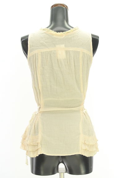 クリックで大画像表示 axes femme(アクシーズファム)の古着「刺繍入りタンクトップ(カットソー・プルオーバー)」大画像2へ