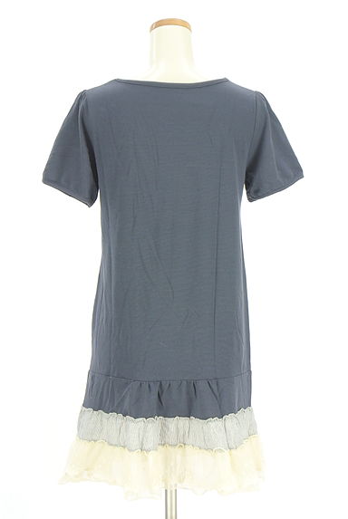 axes femme（アクシーズファム）の古着「裾レースミニワンピース（ワンピース・チュニック）」大画像２へ