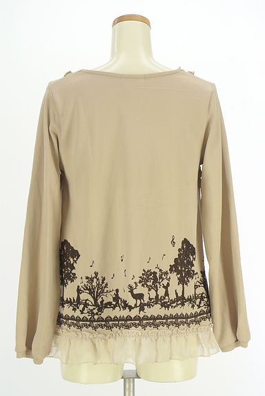 axes femme（アクシーズファム）の古着「フロッキープリントカットソー（カットソー・プルオーバー）」大画像２へ