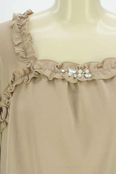 axes femme（アクシーズファム）の古着「フロッキープリントカットソー（カットソー・プルオーバー）」大画像４へ