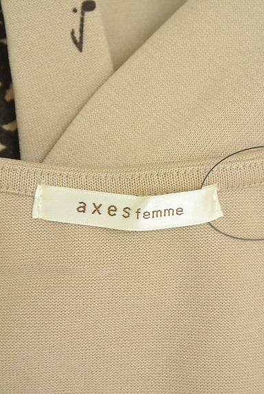axes femme（アクシーズファム）の古着「フロッキープリントカットソー（カットソー・プルオーバー）」大画像６へ