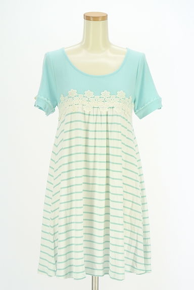 axes femme（アクシーズファム）の古着「バックレースアップミニワンピース（ワンピース・チュニック）」大画像１へ