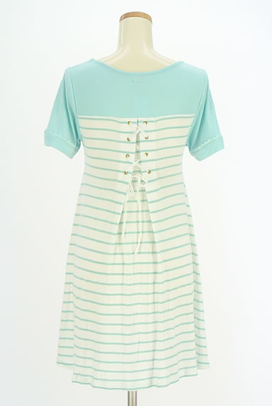 axes femme（アクシーズファム）の古着「バックレースアップミニワンピース（ワンピース・チュニック）」大画像２へ