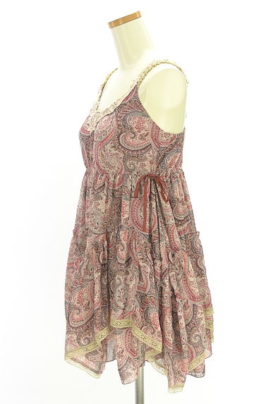 axes femme（アクシーズファム）の古着「ペイズリー柄シフォンキャミ（キャミソール・タンクトップ）」大画像３へ