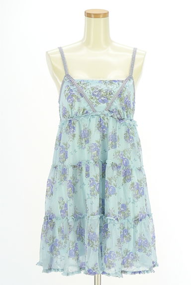axes femme（アクシーズファム）の古着「膝上花柄キャミワンピース（カットソー・プルオーバー）」大画像１へ