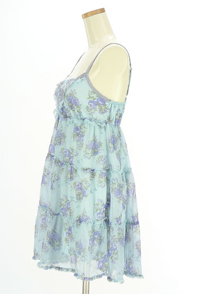 axes femme（アクシーズファム）の古着「膝上花柄キャミワンピース（カットソー・プルオーバー）」大画像３へ