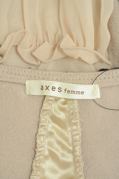 クリックで大画像表示 axes femme(アクシーズファム)の古着「裾レースミニフレアワンピース(ワンピース・チュニック)」大画像6へ