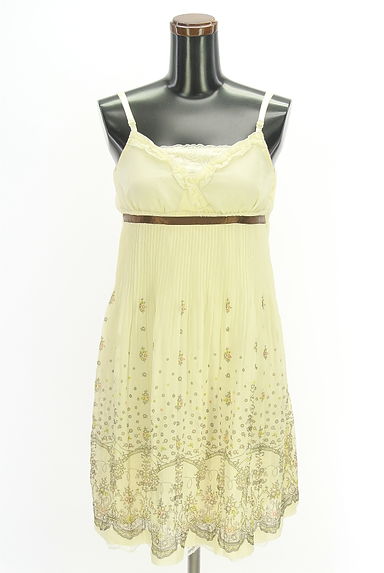 axes femme（アクシーズファム）の古着「花柄シフォンキャミワンピース（キャミワンピース）」大画像１へ