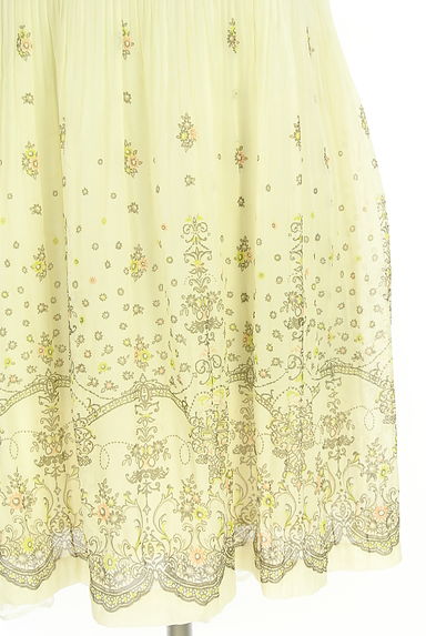 axes femme（アクシーズファム）の古着「花柄シフォンキャミワンピース（キャミワンピース）」大画像５へ