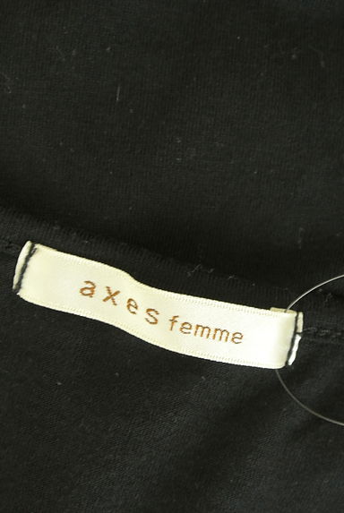 axes femme（アクシーズファム）の古着「パール付きプリントカットソー（カットソー・プルオーバー）」大画像６へ