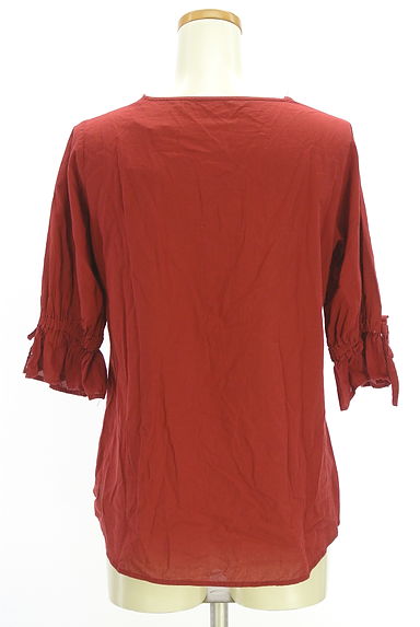 クリックで大画像表示 axes femme(アクシーズファム)の古着「5分袖刺繍ブラウス(カットソー・プルオーバー)」大画像2へ