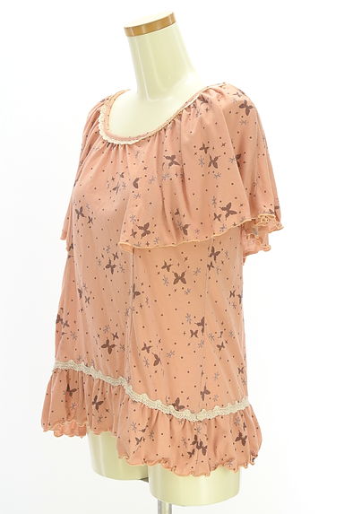 axes femme（アクシーズファム）の古着「バッククロスプリントカットソー（カットソー・プルオーバー）」大画像３へ