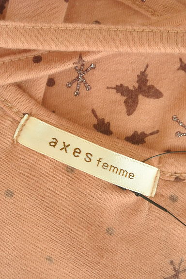 axes femme（アクシーズファム）の古着「バッククロスプリントカットソー（カットソー・プルオーバー）」大画像６へ