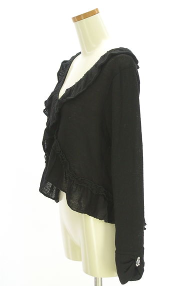 axes femme（アクシーズファム）の古着「フリルニットボレロ（カーディガン・ボレロ）」大画像３へ