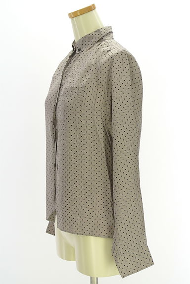 クリックで大画像表示 MARGARET HOWELL(マーガレットハウエル)の古着「ドット柄ブラウス(ブラウス)」大画像3へ