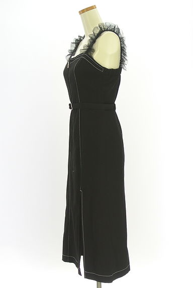 REDYAZEL（レディアゼル）の古着「チュールフリル肩紐キャミワンピ（キャミワンピース）」大画像３へ