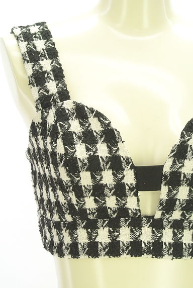 REDYAZEL（レディアゼル）の古着「チェック柄ビスチェ（カットソー・プルオーバー）」大画像４へ