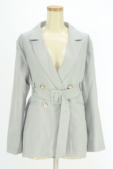 REDYAZEL（レディアゼル）の古着「ベルト付きテーラードジャケット（ジャケット）」大画像１へ