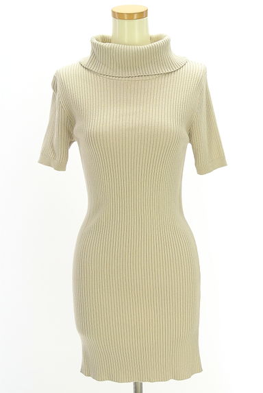 Chico（チコ）の古着「アームウォーマー付きタートルネックリブニットワンピース（ワンピース・チュニック）」大画像４へ