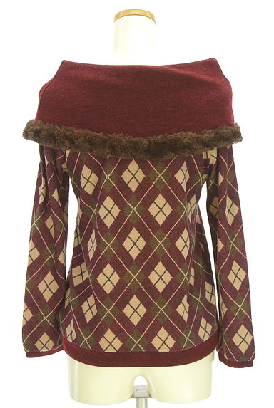 axes femme（アクシーズファム）の古着「オフショルダーニット（セーター）」大画像２へ