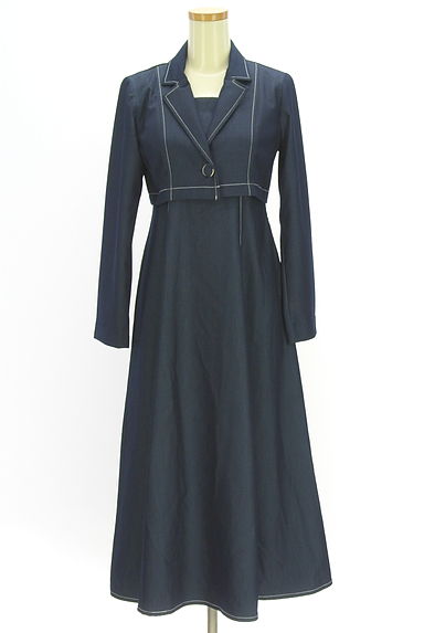 クリックで大画像表示 And Couture(アンドクチュール)の古着「ショート丈ジャケット×キャミワンピ セットアップ(ツーピース(ジャケット+ワンピース))」大画像1へ