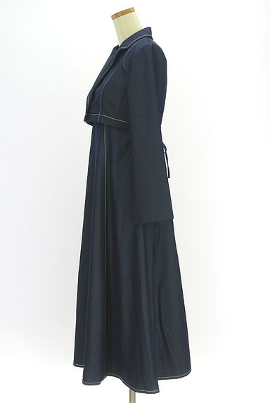 クリックで大画像表示 And Couture(アンドクチュール)の古着「ショート丈ジャケット×キャミワンピ セットアップ(ツーピース(ジャケット+ワンピース))」大画像3へ