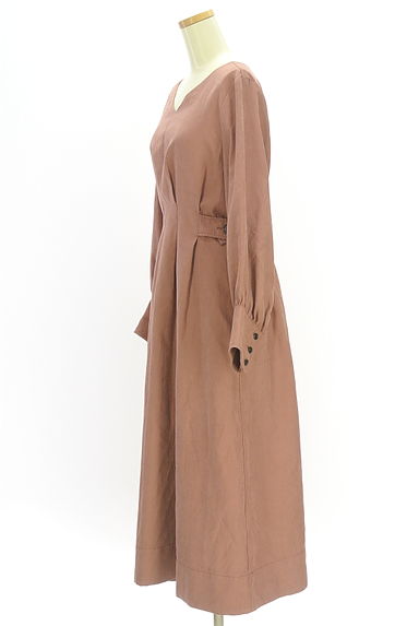 クリックで大画像表示 N.Natural Beauty Basic*(エヌ ナチュラルビューティーベーシック)の古着「ウエストベルトワンピース(ワンピース・チュニック)」大画像3へ